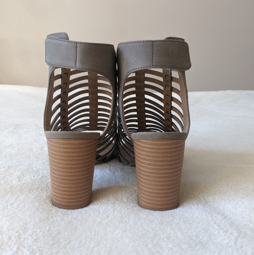 Call It Spring Open-Toe Boots - Picture 7 of 10